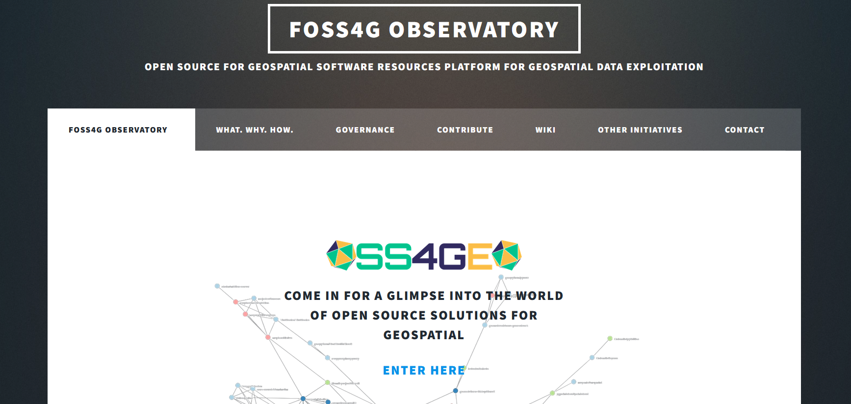 FOSS4G_Observatory_website